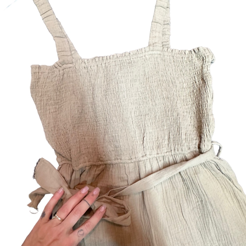 NWT Fun Crèam Jumpsuit
